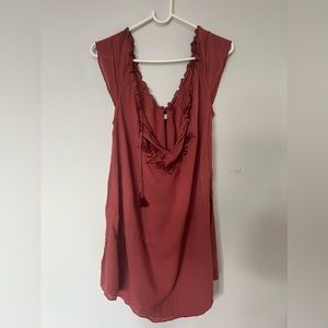 Free People Women's Burgundy Dress